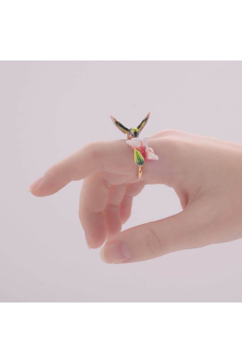Hummingbird Ring, Alternate, color, Hummingbird