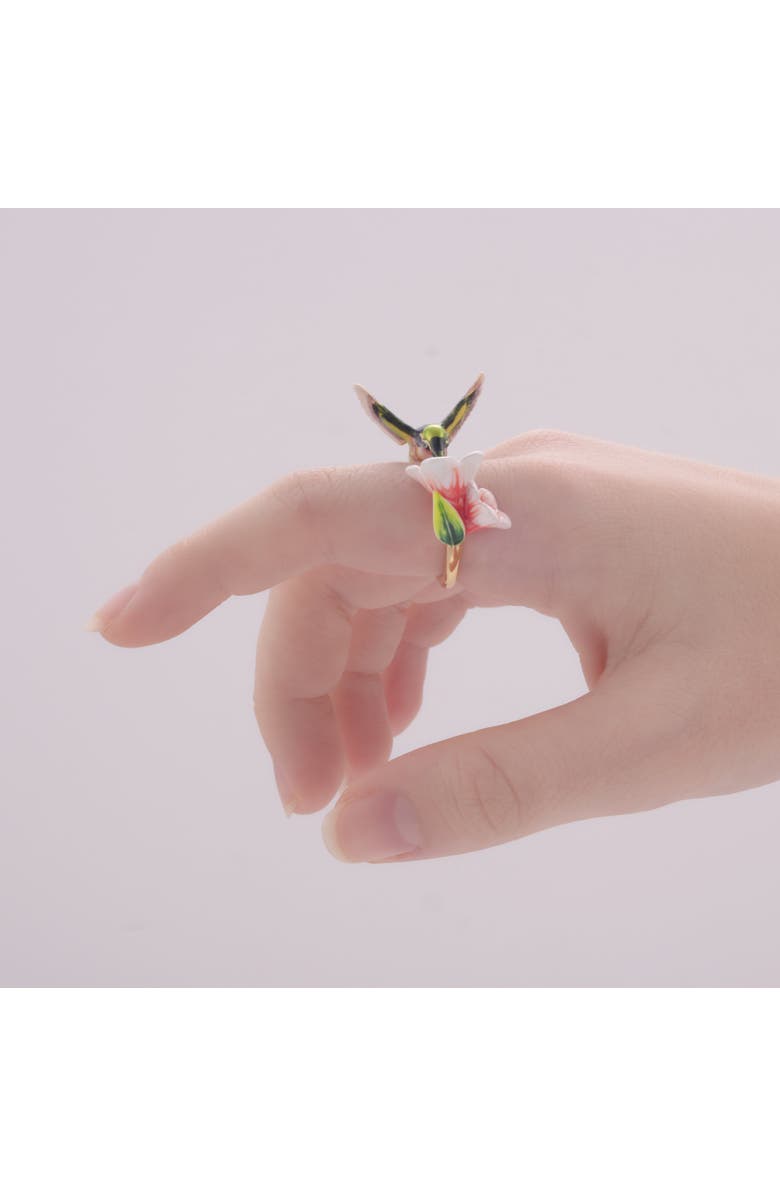 Bill Skinner Studio Hummingbird Ring, Alternate, color, Hummingbird