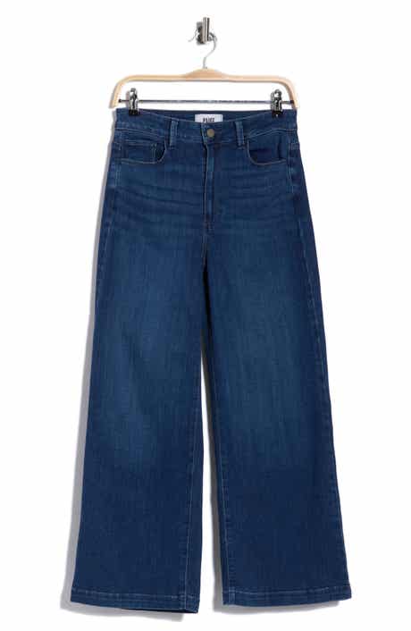 Genesee Cropped Wide Leg Jeans