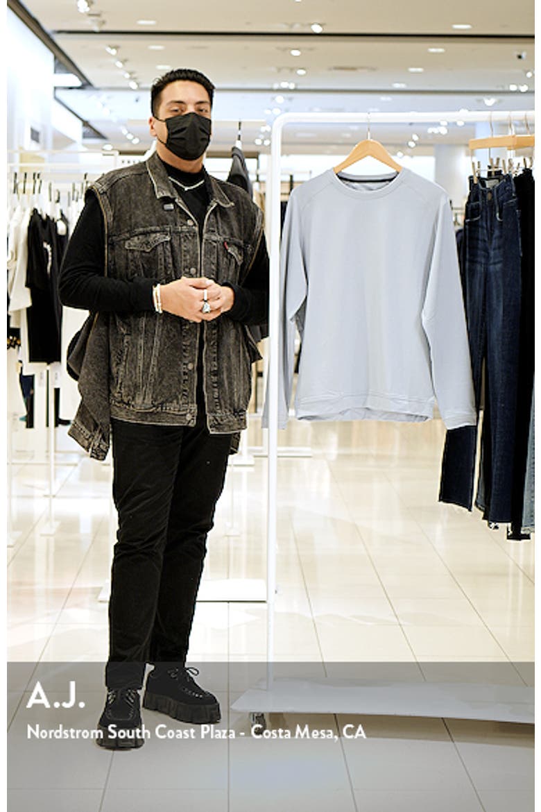 Cradle Crewneck Long Sleeve Performance Shirt video