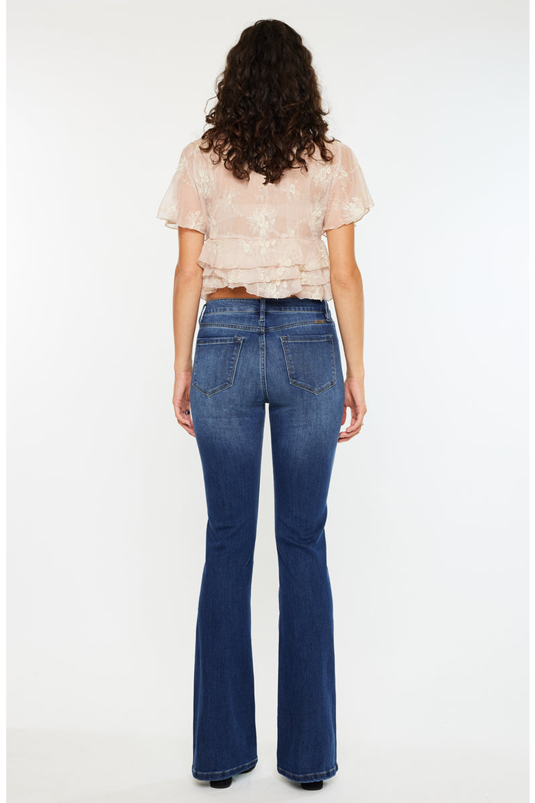 Constance Essentials High Rise Bootcut Jeans, Alternate, color, Medium Wash