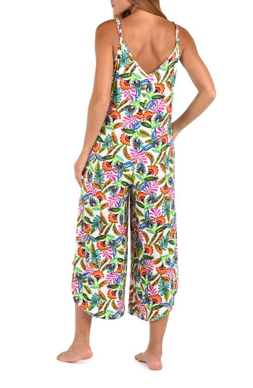 Sunshine 79 Jungle Crop Wide Leg Cover-up Jumpsuit