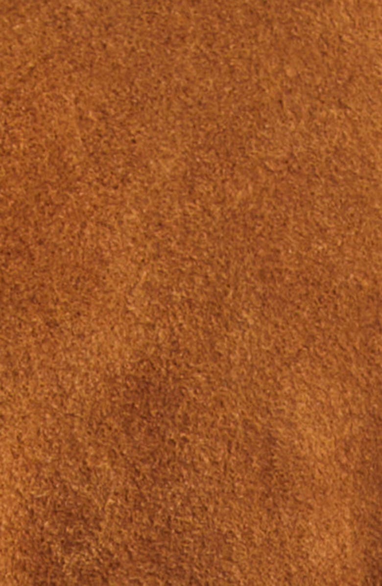 Drake's Raw Suede Zip Jacket, Alternate, color, Snuff
