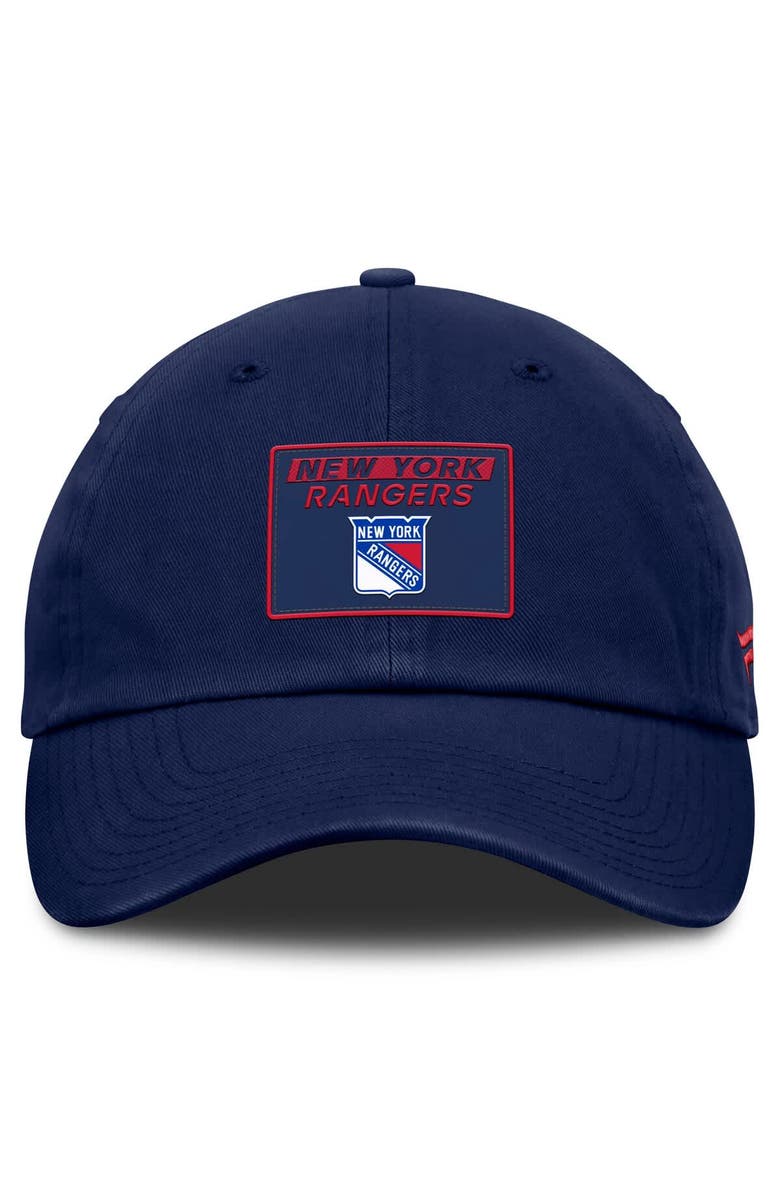 FANATICS Men's Fanatics Navy New York Rangers Authentic Pro Prime Adjustable Hat, Alternate, color, Navy