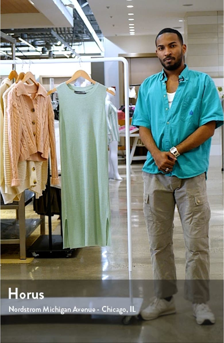 Newlexsun Rib Sleeveless Sweater Dress, sales video thumbnail