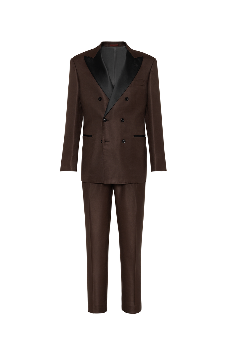 Brunello Cucinelli Tuxedo with one-and-a-half-breasted jacket, Main, color, 