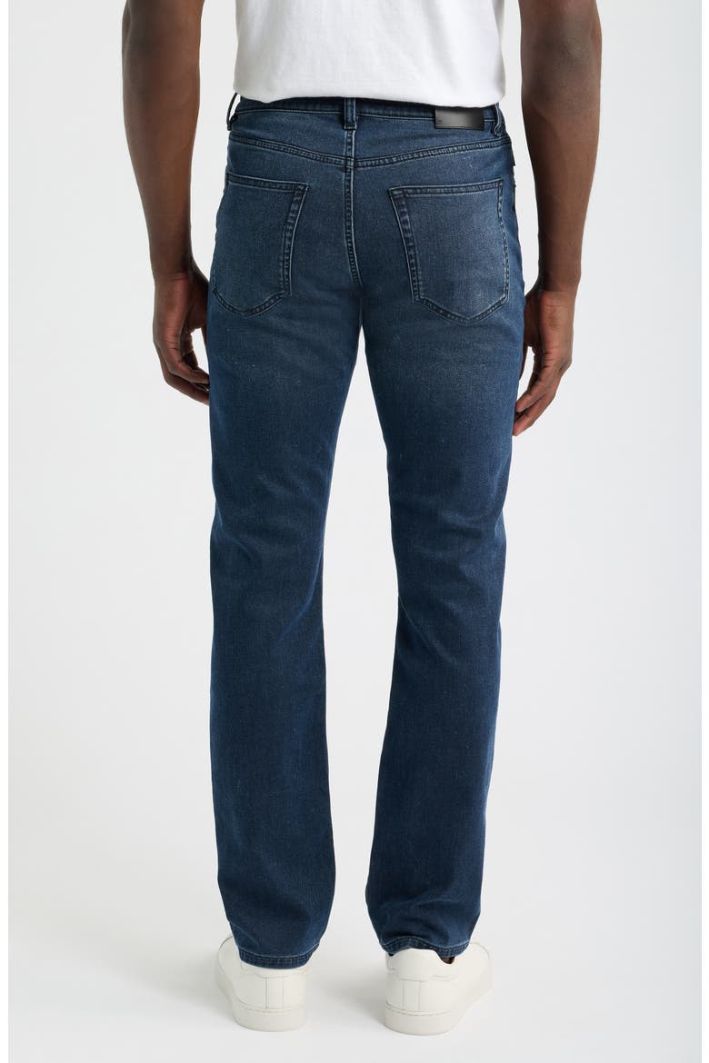 Russell Slim Straight Jeans, Alternate, color, COLD FORGE