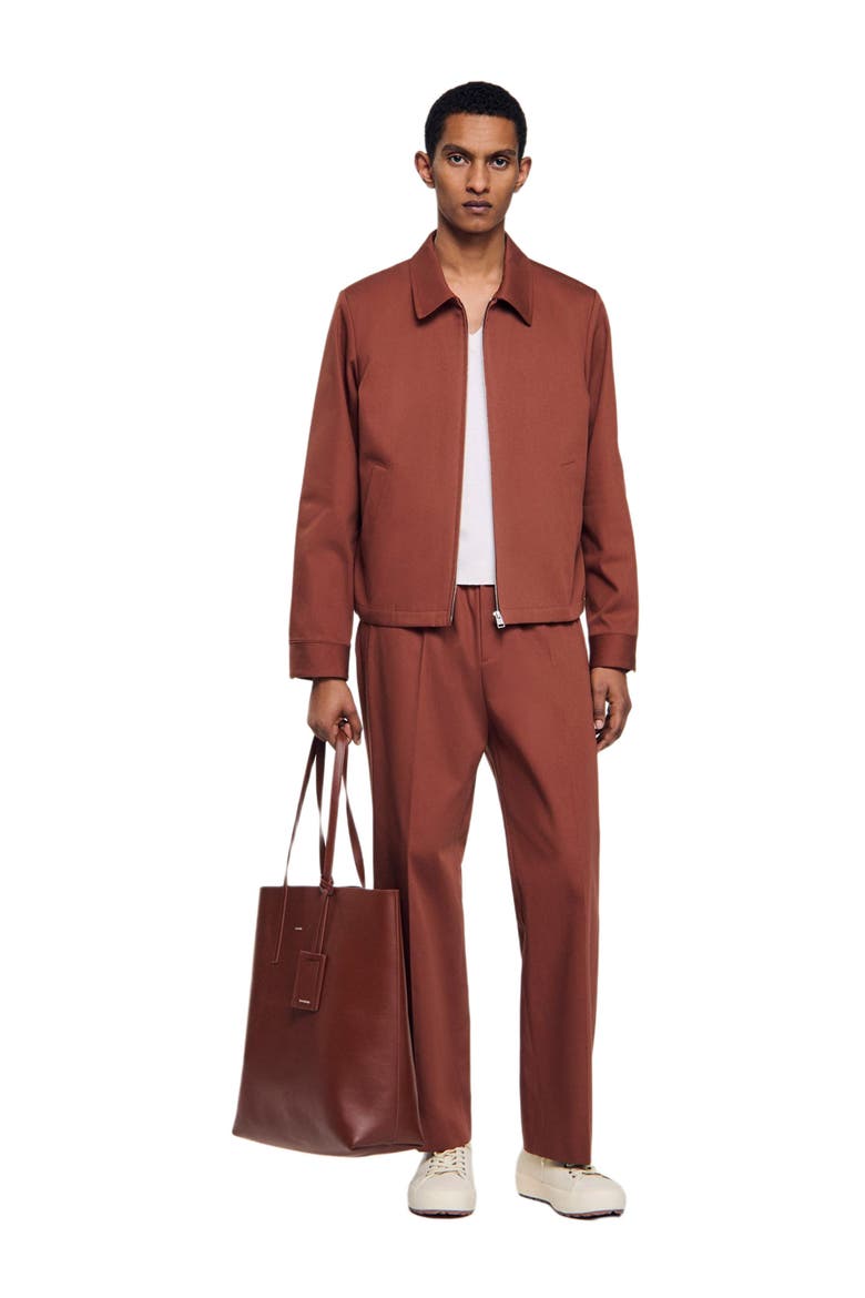 Cotton jacket, Alternate, color, Terra