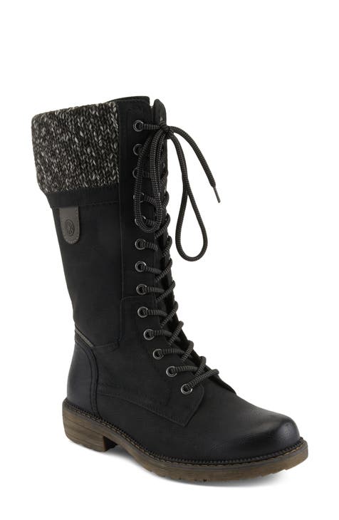 Women s Black Combat Boots Nordstrom