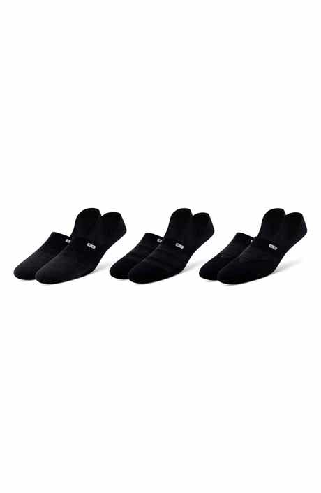 3-Pack Cushion No-Show Socks