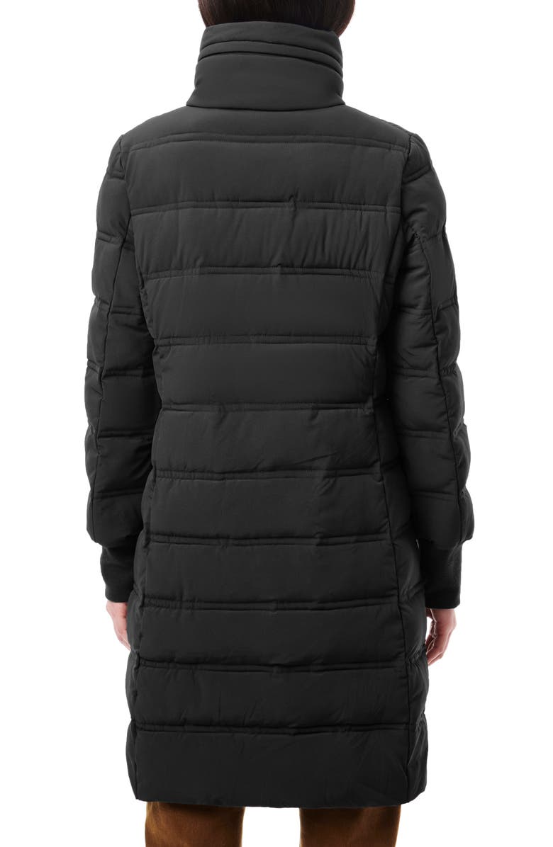 Bernardo Stand Collar Puffer Jacket, Alternate, color, Black