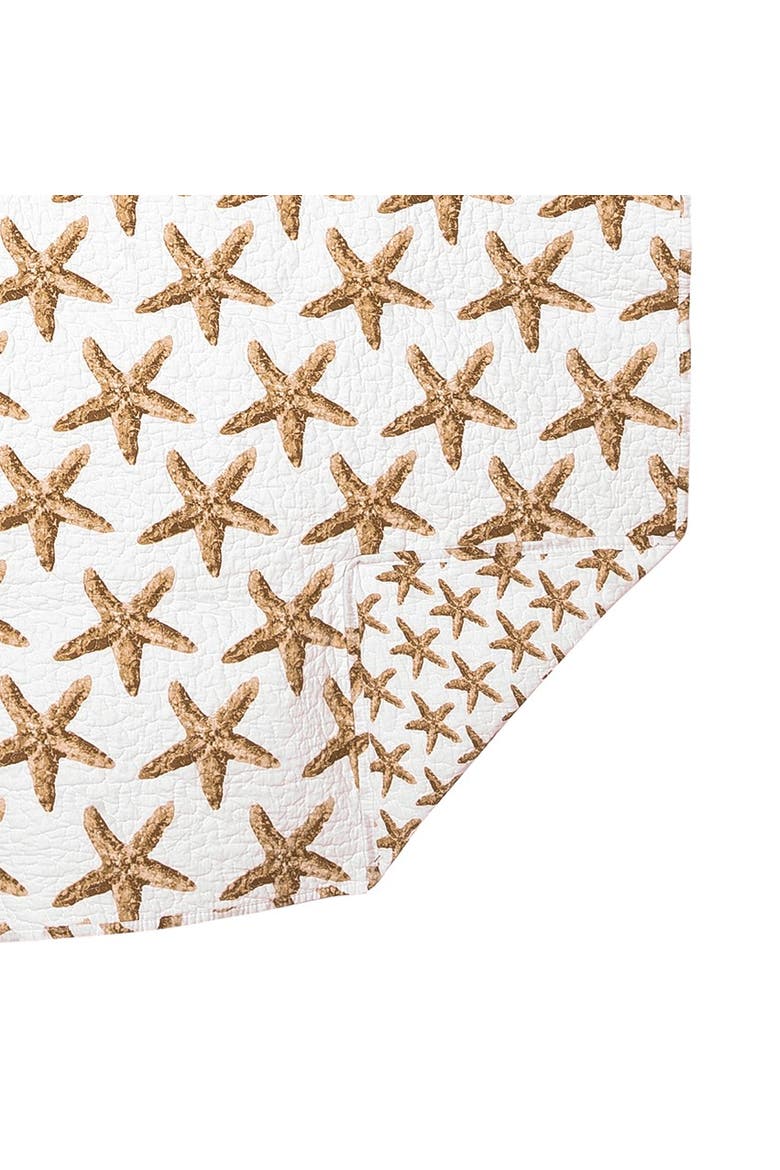 Sand Bridge Stars Accent Throw Blanket, Alternate, color, Off-White