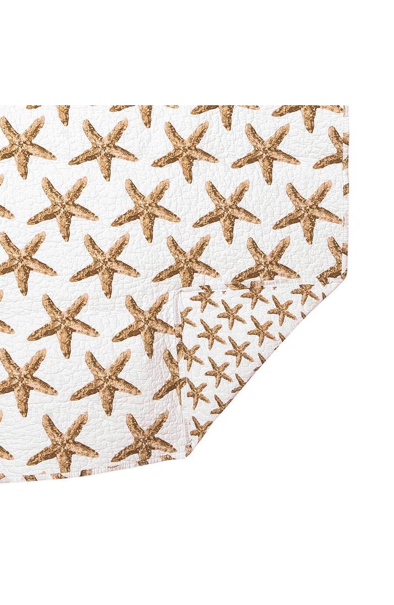 C&F Home Sand Bridge Stars Accent Throw Blanket, Alternate, color, Off-White
