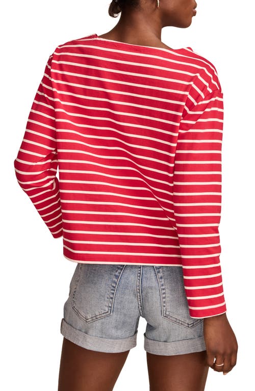 LUCKY BRAND LUCKY BRAND SAILOR STRIPE LONG SLEEVE T-SHIRT