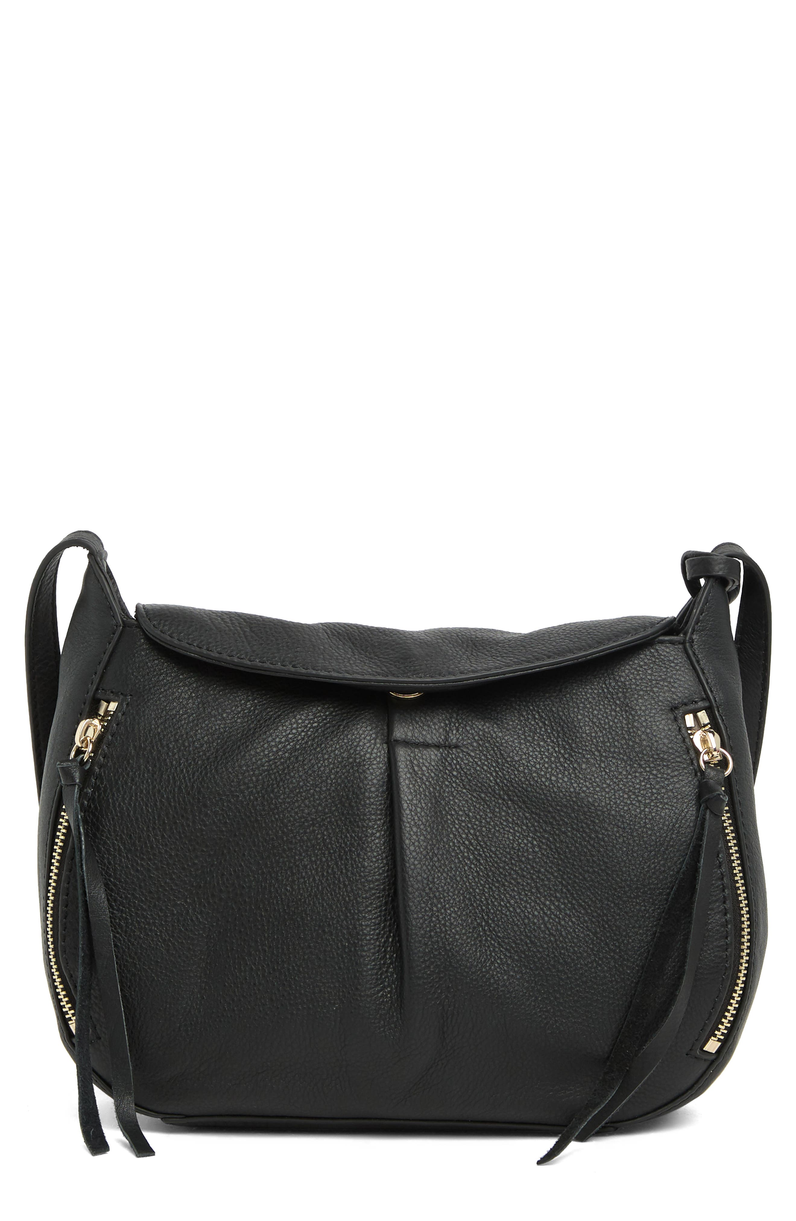 Vince Camuto Corla Leather Crossbody Satchel, Main, color, 