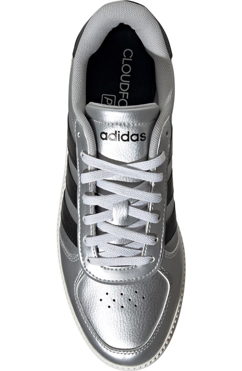 adidas Breaknet Sleek Sneaker, Alternate, color, Matte Silver/ Black/ Off White