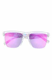 Hurley 55mm Polarized Square Sunglases