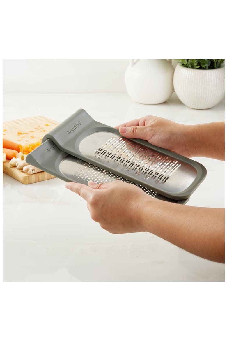 Leo Balance Double Coarse & Ribbon Grater, Alternate, color, GREY
