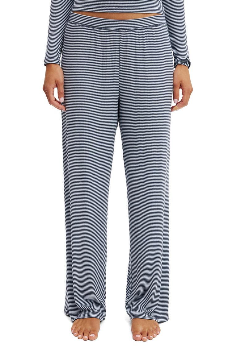 Women's Airy Soft Wide Leg Pant, Main, color, Steely Blue Violet Blue