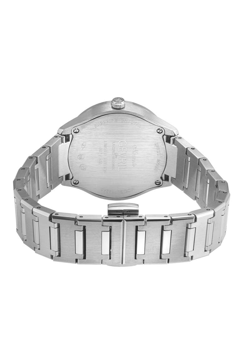 Morcote Diamond Swiss Quartz Bracelet Watch, Alternate, color, SILVER