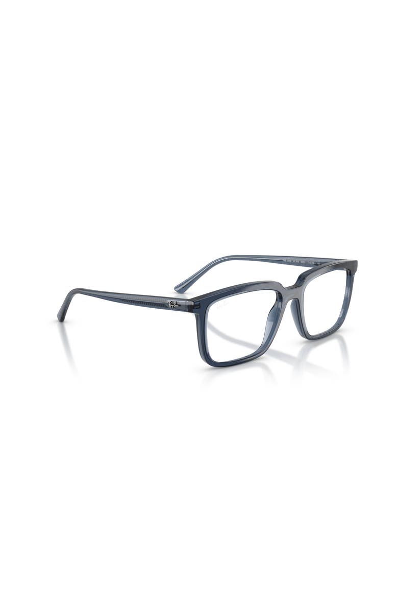 52mm Rectangle optical glasses, Alternate, color, Blue