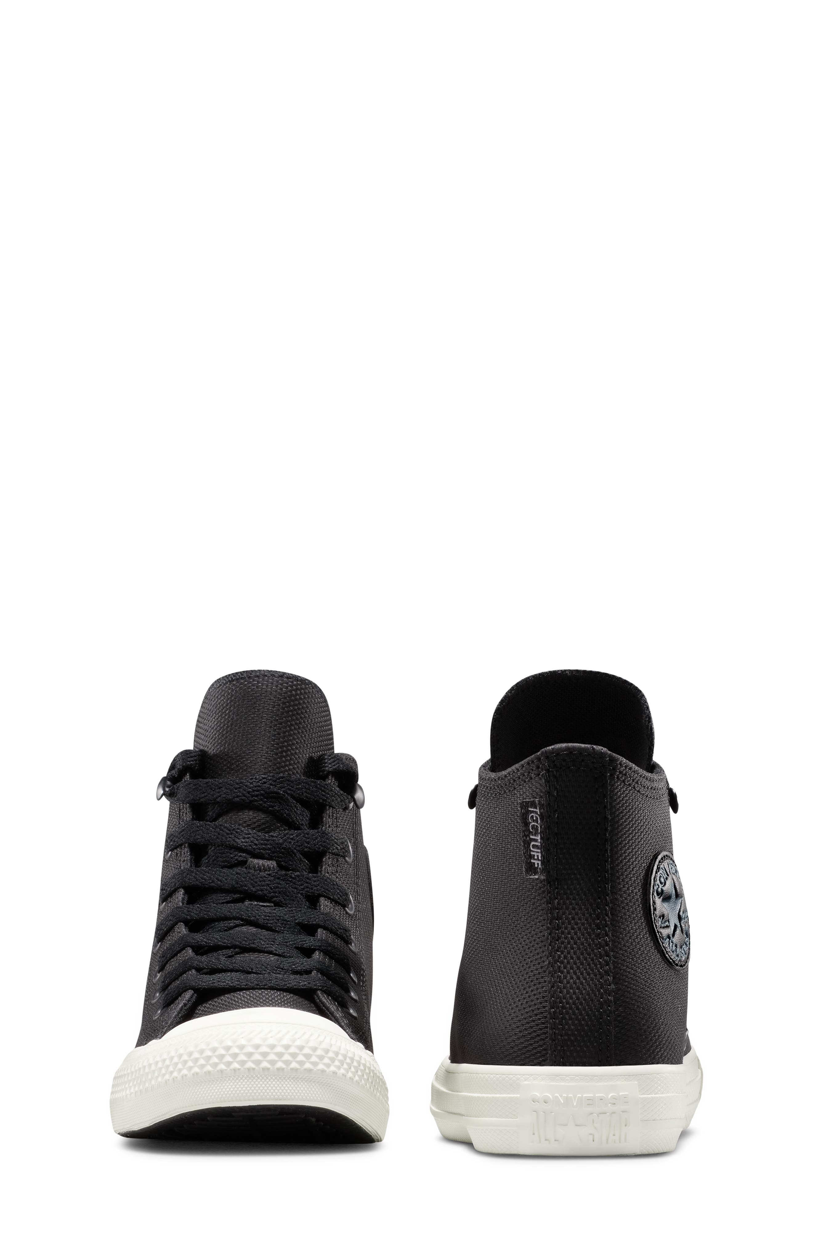 Converse Kids' Chuck Taylor All Star Waterproof TecTuff High Top Sneaker, Alternate, color, Black/ Cold Stare/ Egret