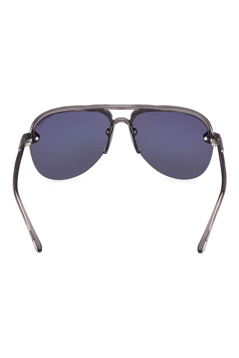 Terry 62mm Oversize Aviator Sunglasses, Alternate, color, GREY/ OTHER / SMOKE