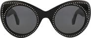 Alaïa 51mm Novelty Cat Eye Sunglasses