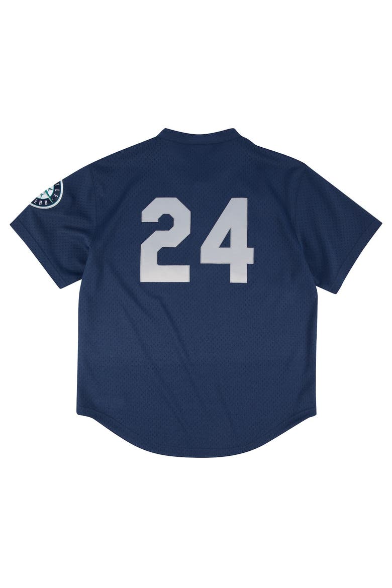 Men's Profile Navy Seattle Mariners Big & Tall Cooperstown Collection Mesh Batting Practice Jersey, Alternate, color, Navy