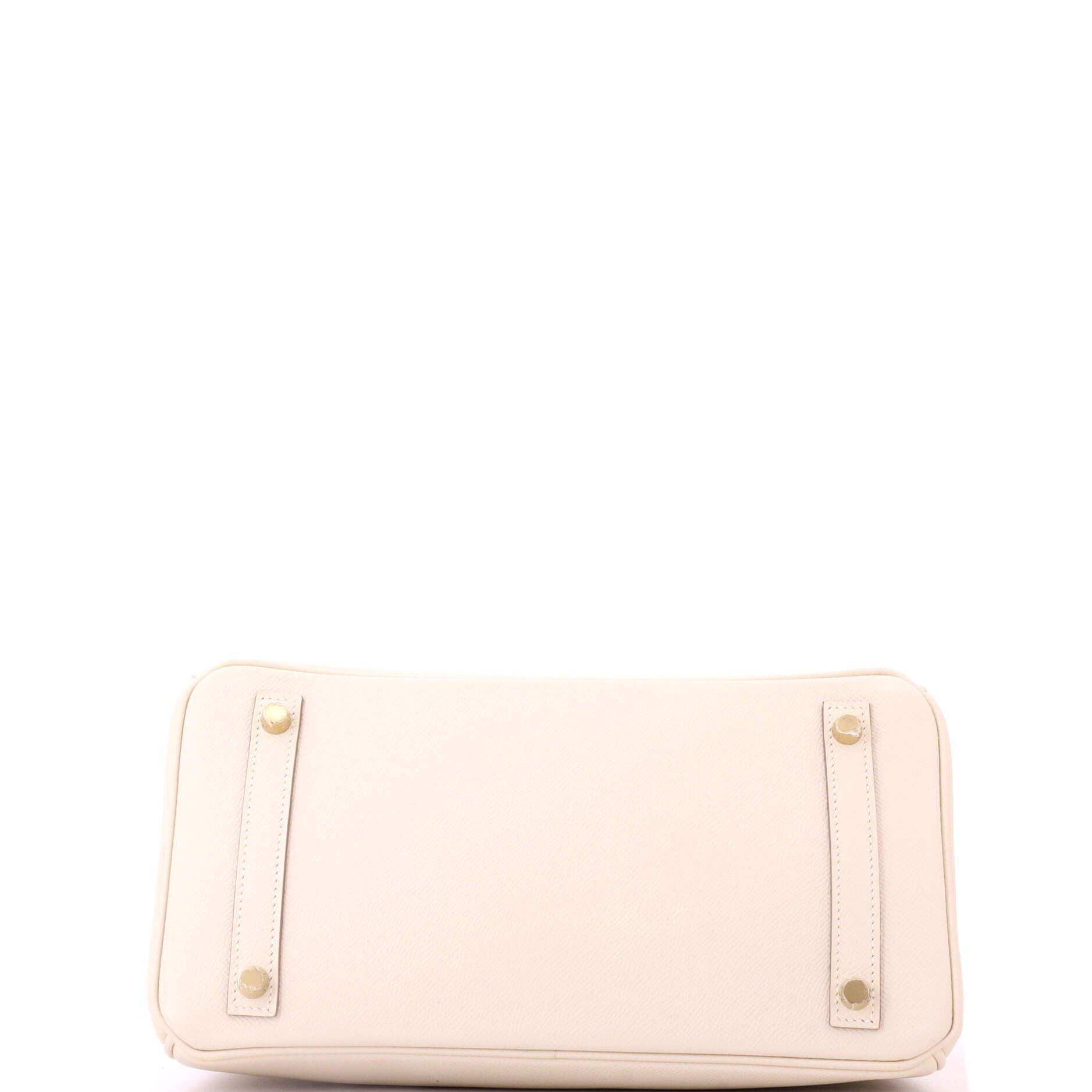 Pre-Owned Hermes Birkin Handbag Light Epsom with Gold Hardware 30, Alternate, color, Craie