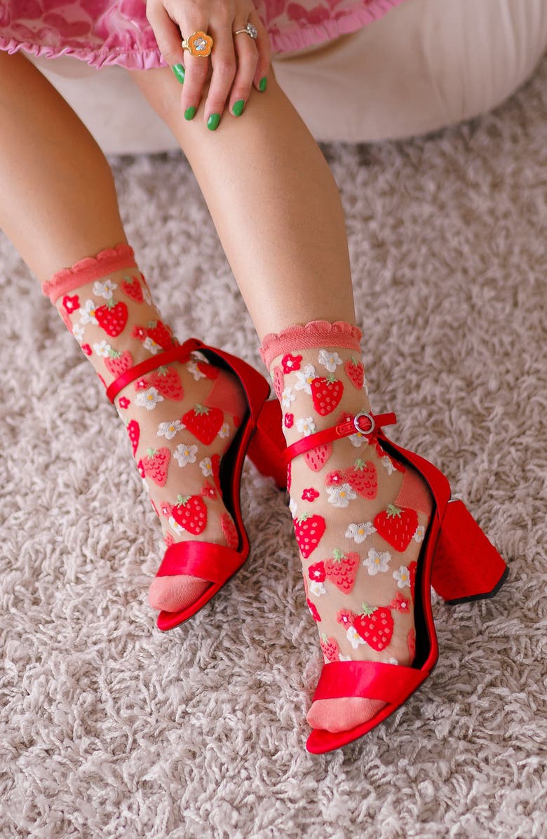 Sock Candy Eye Candy Assorted 2-Pack Sheer Crew Socks, Alternate, color, 