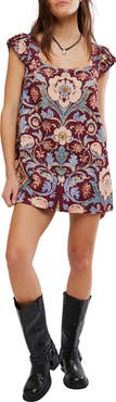 Free People Hopeless Romantic Printed Minidress