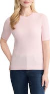 Jones New York Sutton Crewneck Short Sleeve Sweater