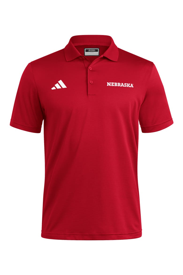Ottoman Performance Polo, Main, color, TEAM POWER RED/ WHITE/ WHITE