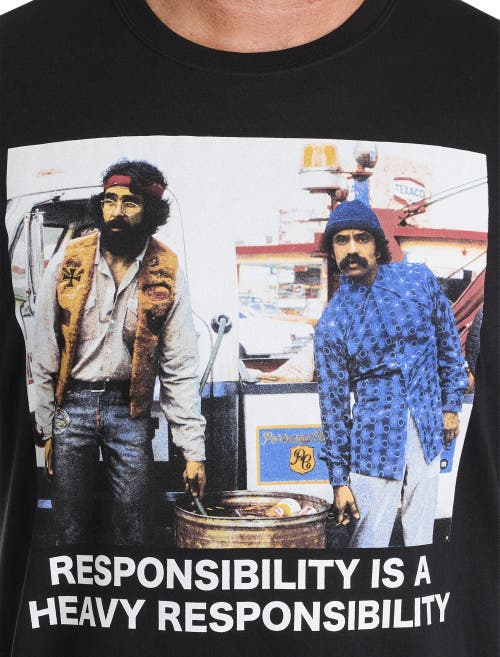 TRUE NATION BY DXL TRUE NATION BY DXL BIG & TALL CHEECH AND CHONG RESPONSIBILITY GRAPHIC TEE