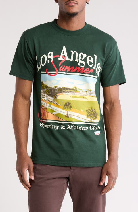 Los Angeles Sporting Club Cotton Graphic T-Shirt