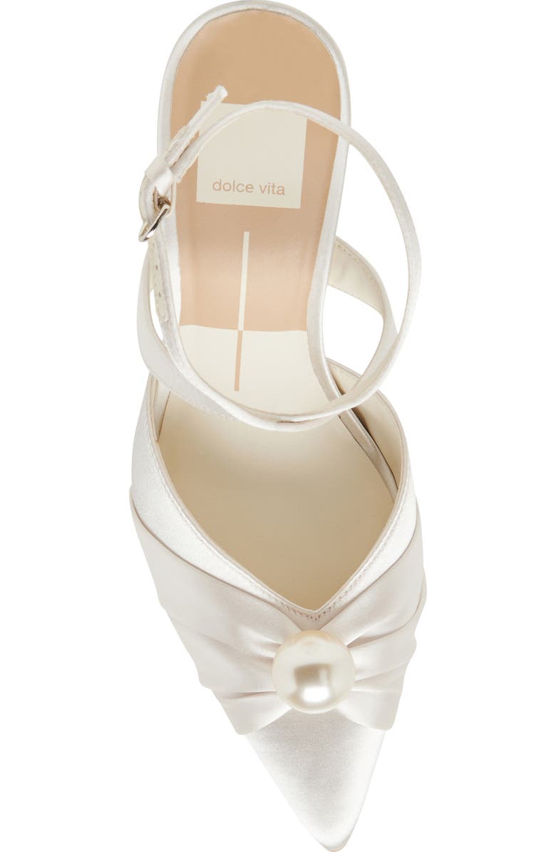 Dolce Vita Kaysey Ankle Strap Pump, Alternate, color, Vanilla Satin