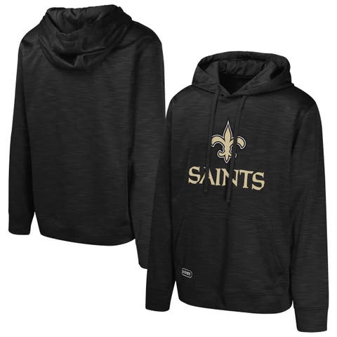 Men
s Black New Orleans Saints Streak Fleece Pullover Hoodie