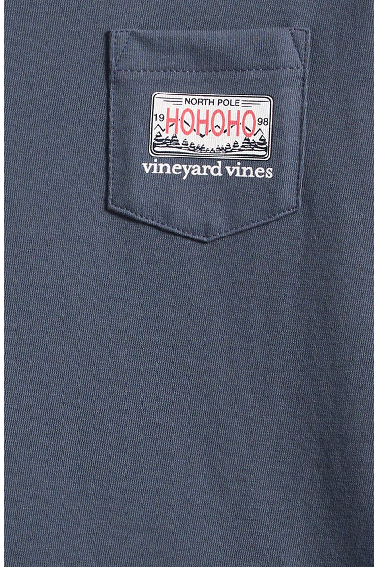 Kids' Ho Ho Drive Graphic Long Sleeve T-Shirt, Alternate, color, ASH GRAY