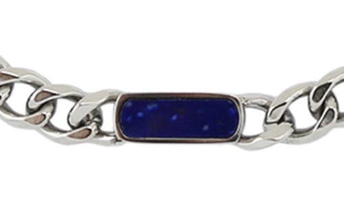 Rebl Gender Inclusive Stone Curb Chain Necklace