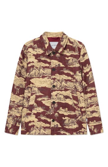 Les Deux Jaiden Ruins Jacquard Overshirt In Multi