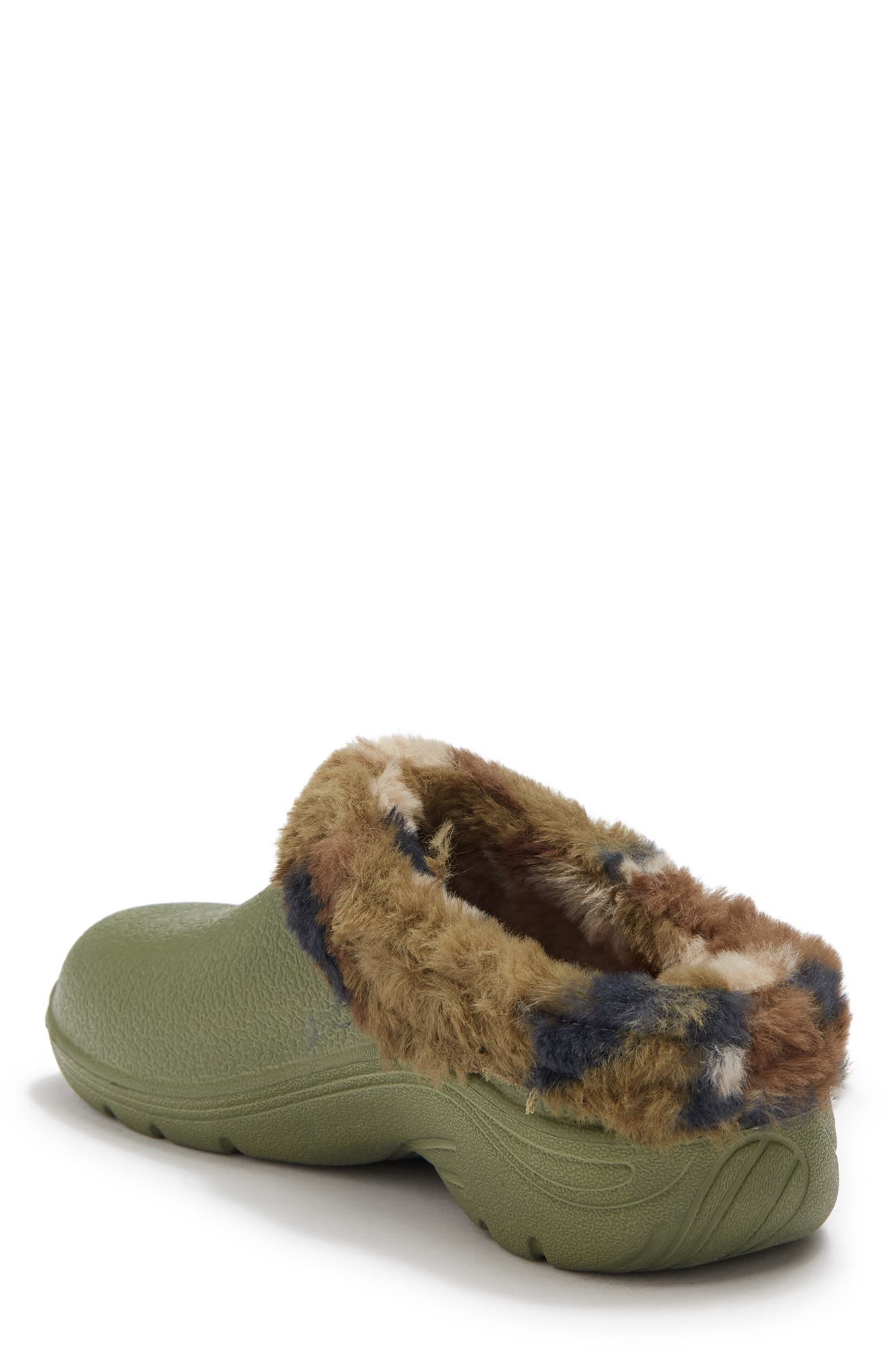 UNIONBAY Faux Fur Lined Clog, Alternate, color, 