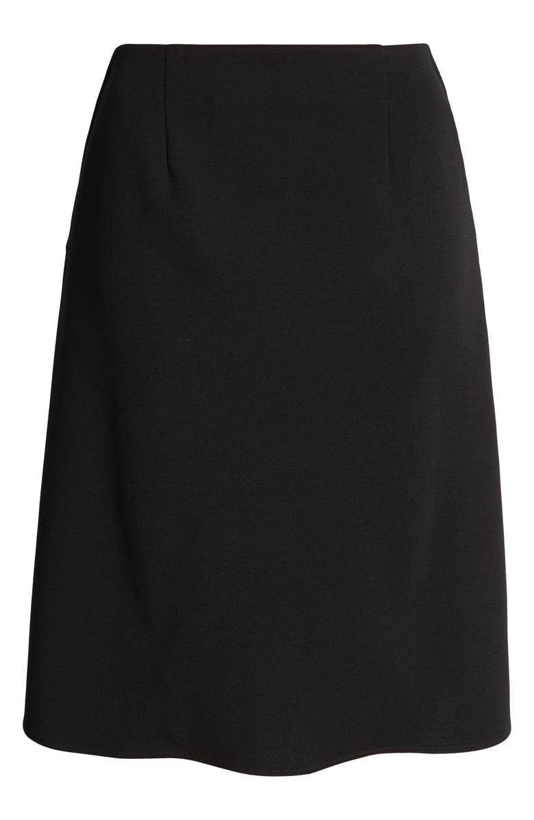 Ming Wang Stretch Deco Crepe A-Line Skirt, Alternate, color,