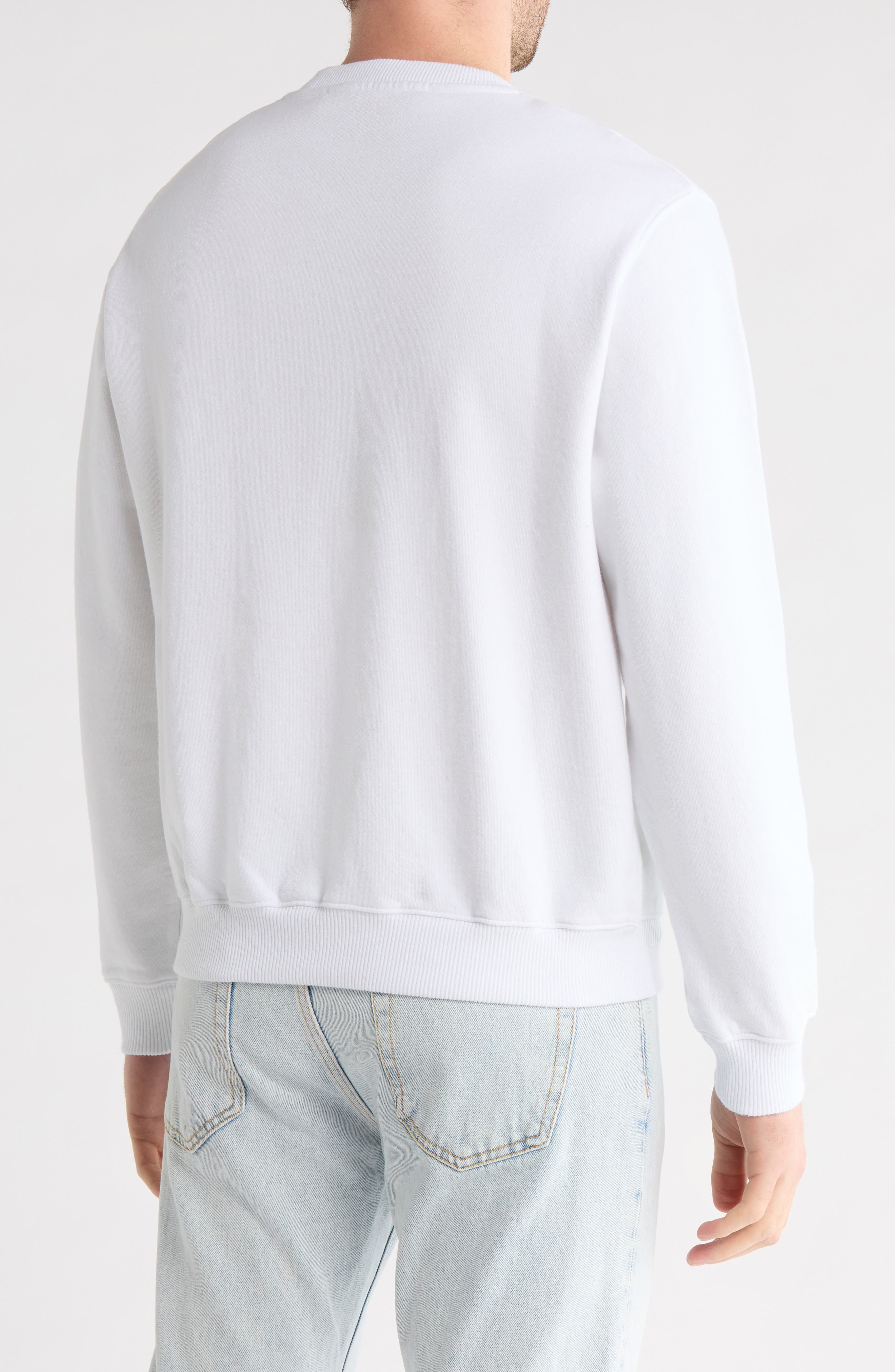 Diagonal Pocket Crewneck Sweatshirt - image 2