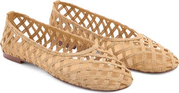 Open Weave Ballet Flat