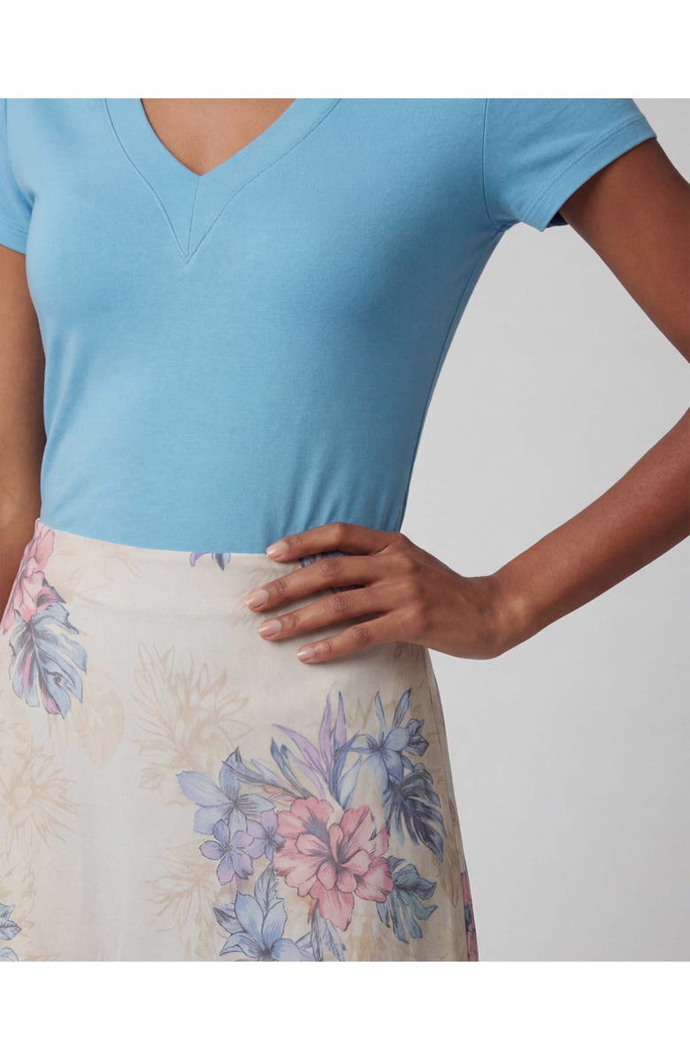 Lords of Harlech Exotic Floral Womens Midi Skirt, Alternate, color, Exotic Floral Natural