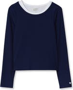 Lands' End Girls 2 In 1 Active Set Top
