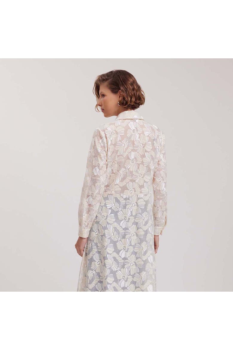 Adelie Dress, Alternate, color, Moon White