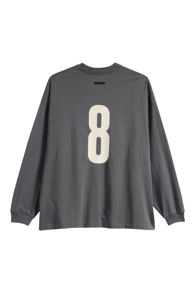Merch Oversize Long Sleeve Cotton Graphic T-Shirt, Alternate, color, IRON GREY