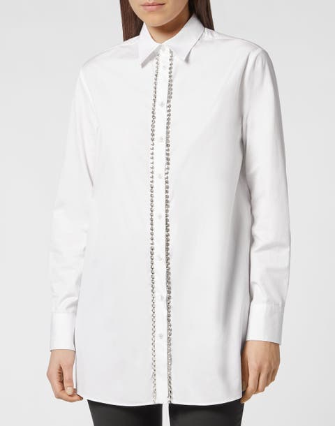 Shirt Dress Crystal Women